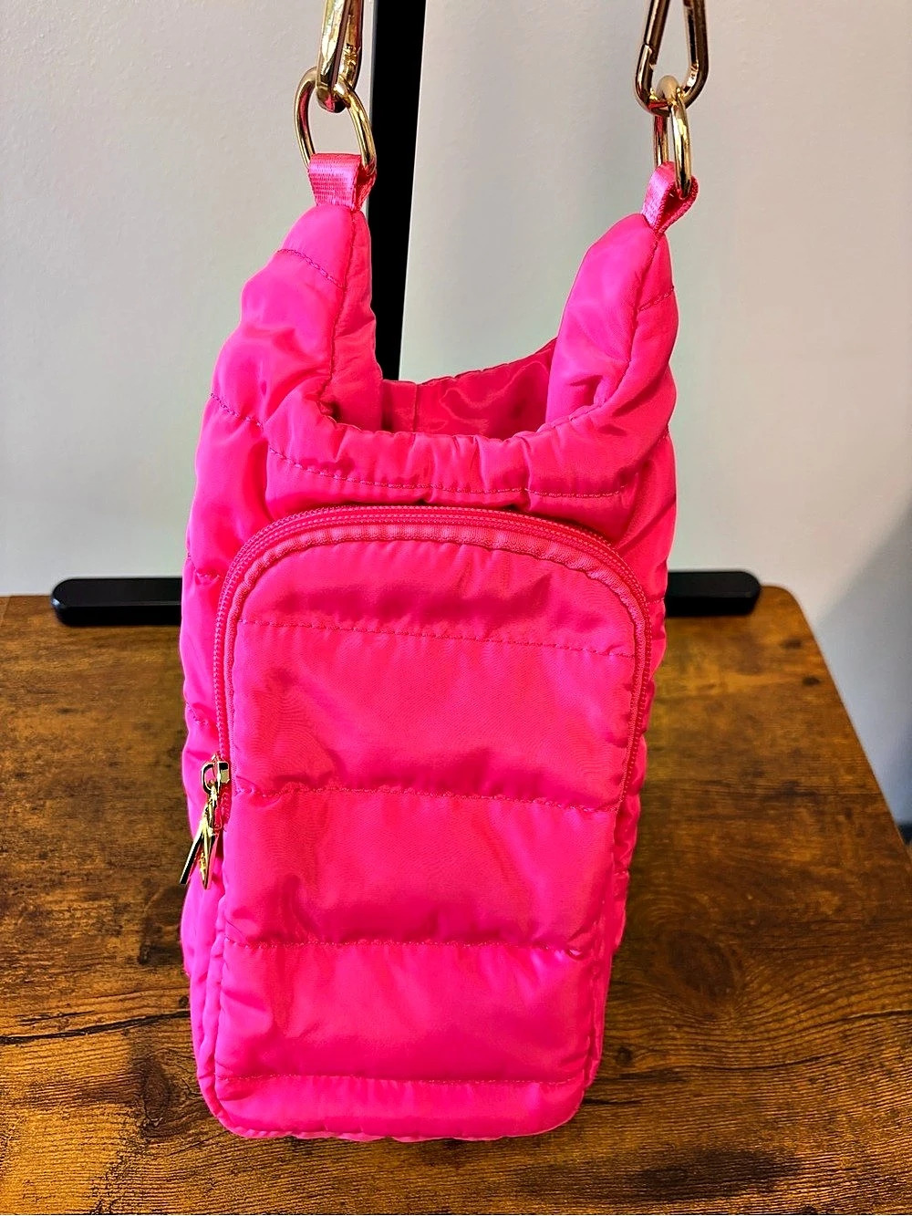WanderFull Pink Quilted Crossbody Bag Like New